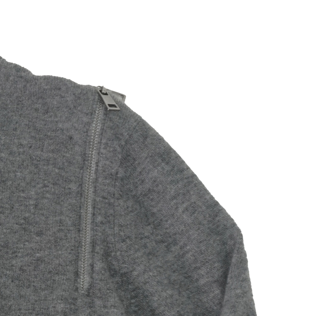 Cashmere Shoulder-zip Sweater