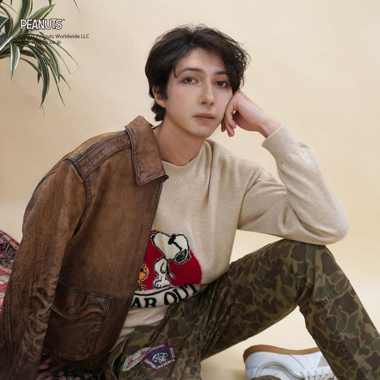 【PEANUTS × CASHYAGE】FAROUTセーター