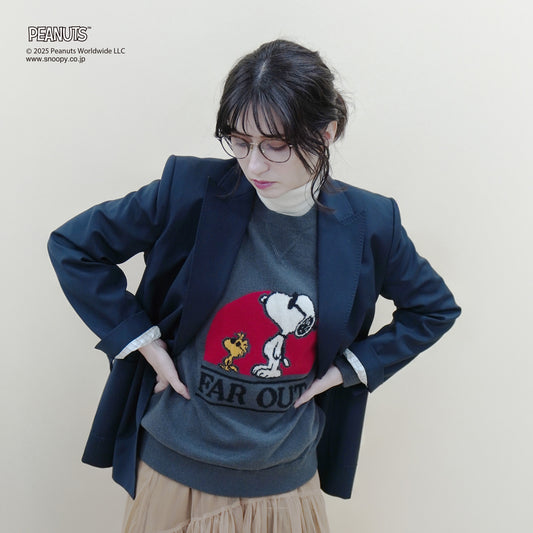 【PEANUTS × CASHYAGE】FAROUTセーター