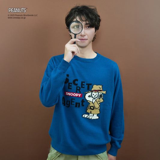 【PEANUTS × CASHYAGE】SECRET AGENTセーター