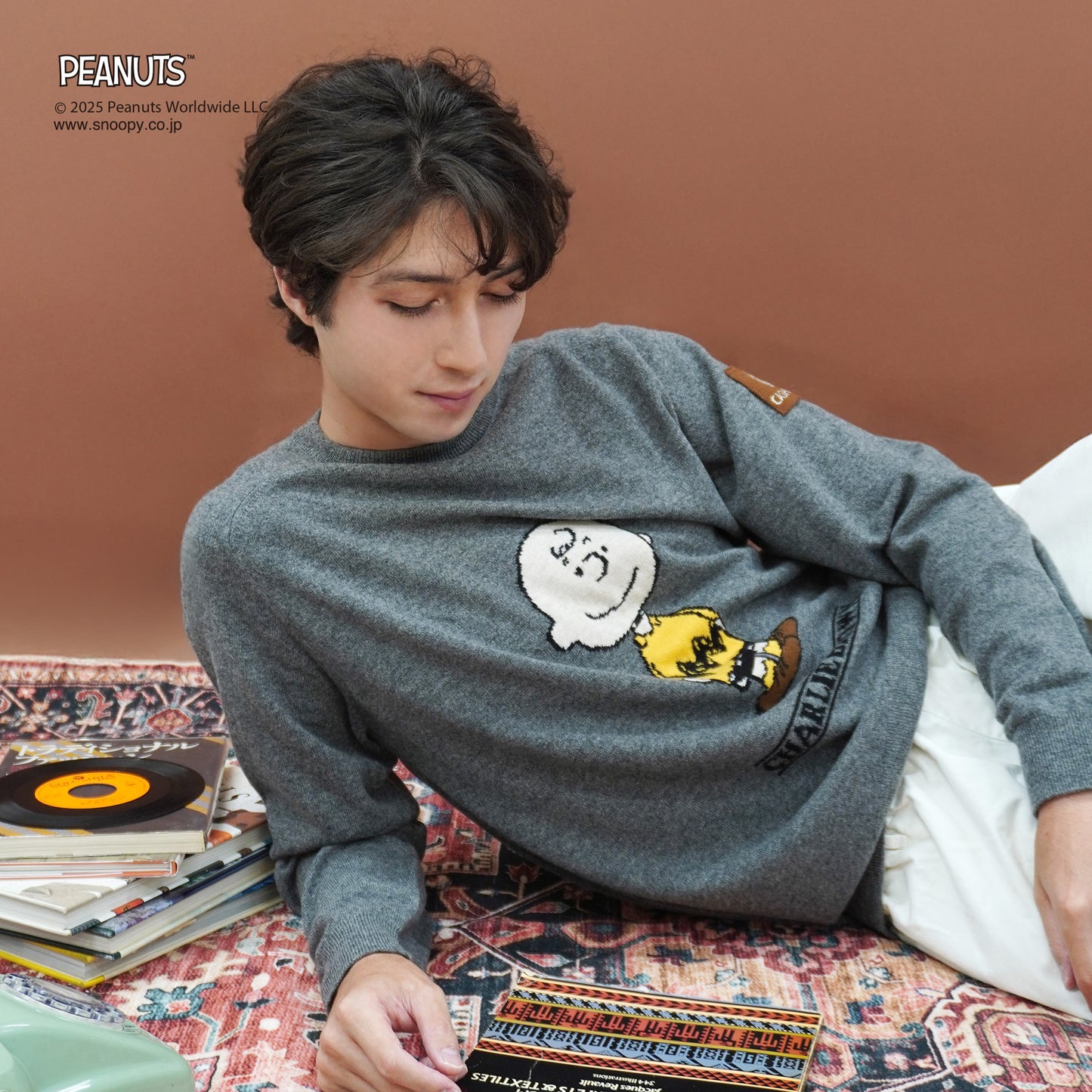 【PEANUTS × CASHYAGE】CHARLLE BROWNセーター