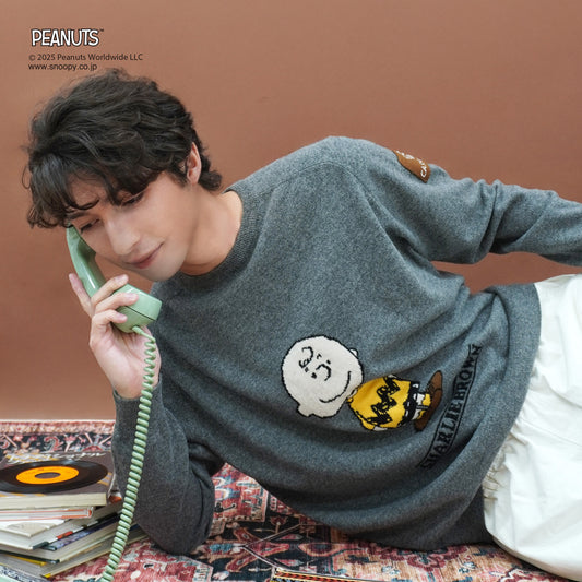 【PEANUTS × CASHYAGE】CHARLLE BROWNセーター
