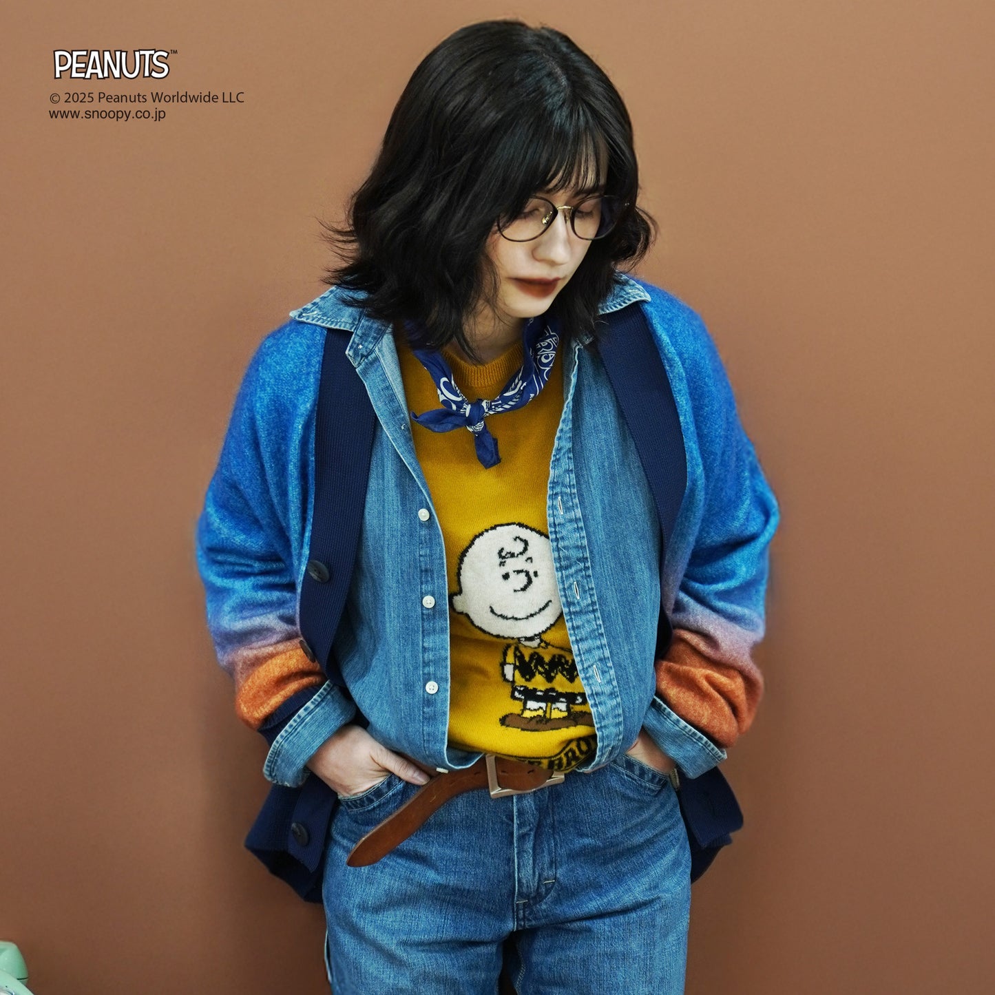 【PEANUTS × CASHYAGE】CHARLLE BROWNセーター