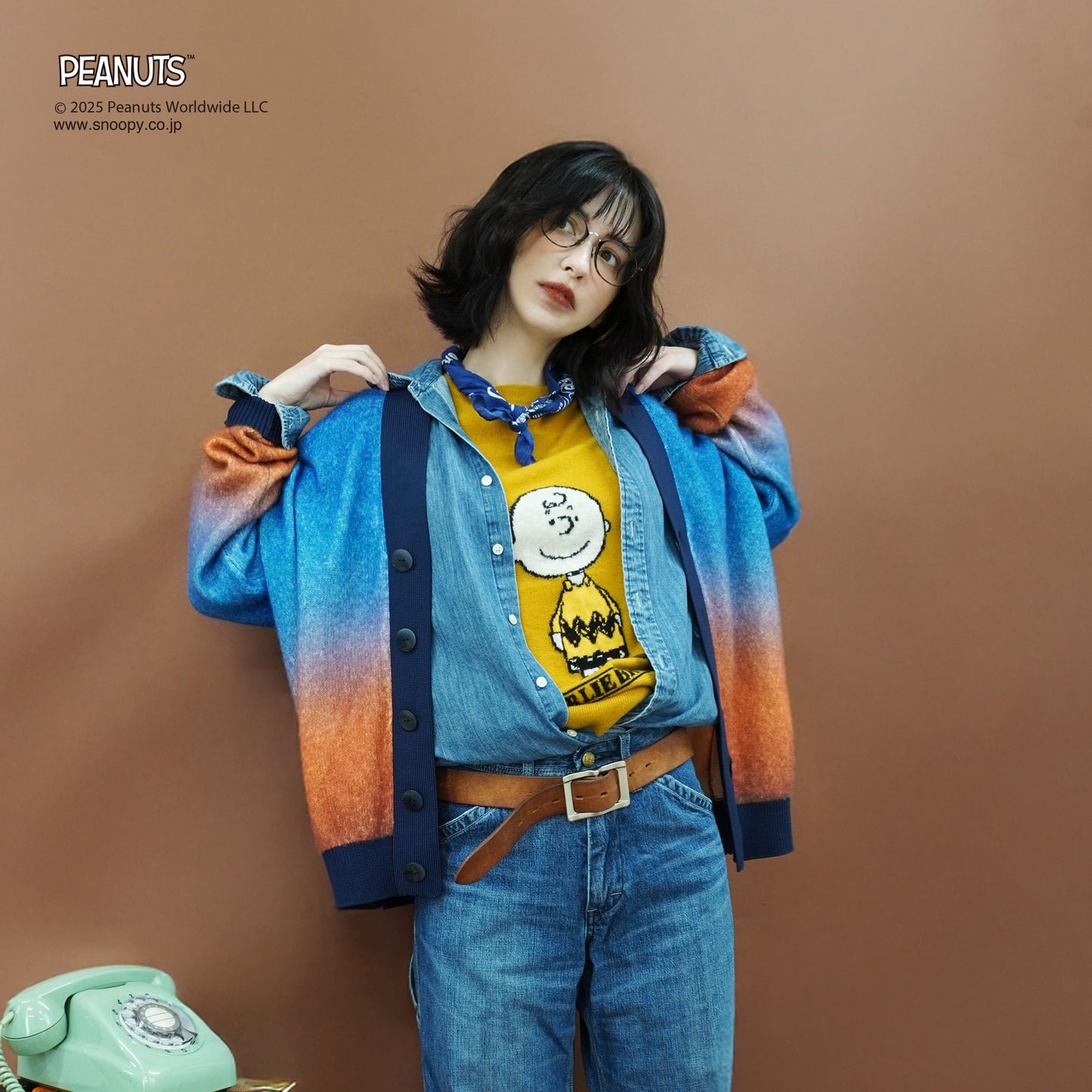 【PEANUTS × CASHYAGE】CHARLLE BROWNセーター
