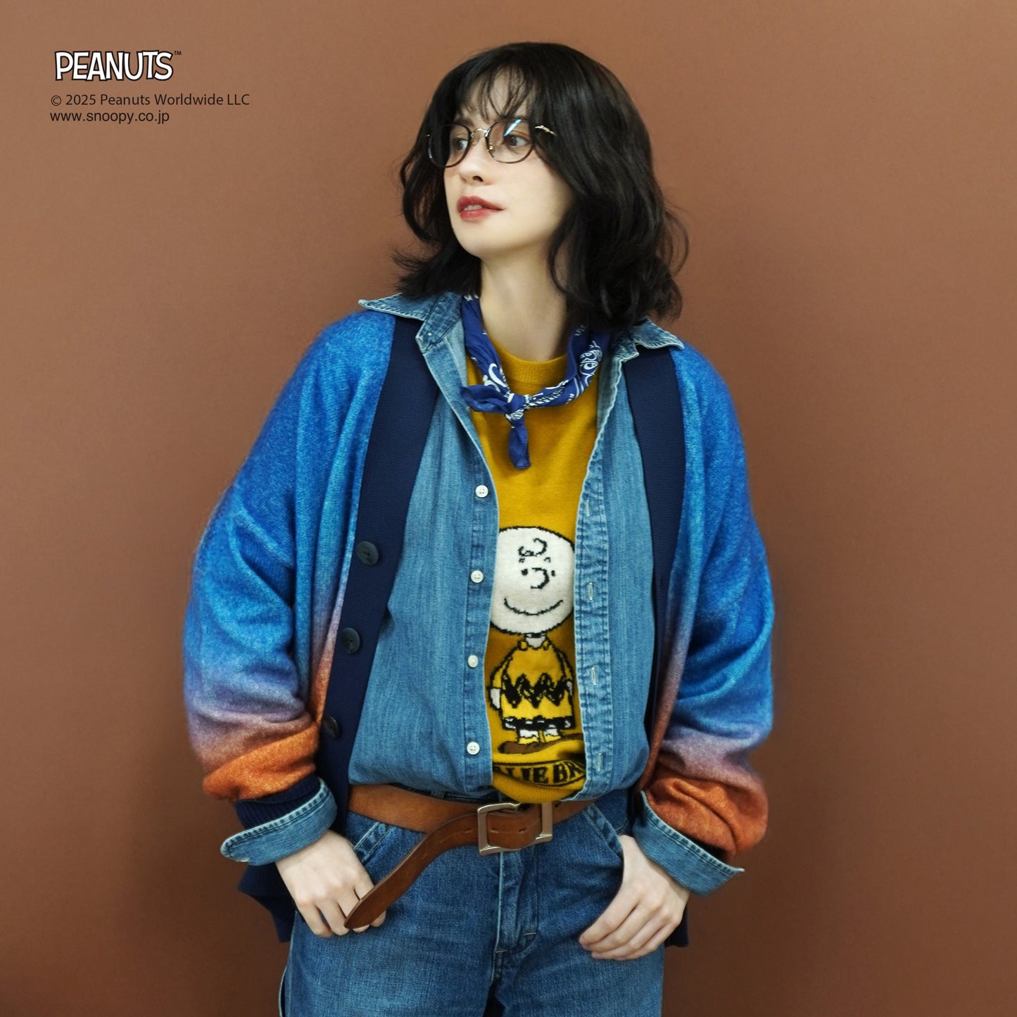 【PEANUTS × CASHYAGE】CHARLLE BROWNセーター