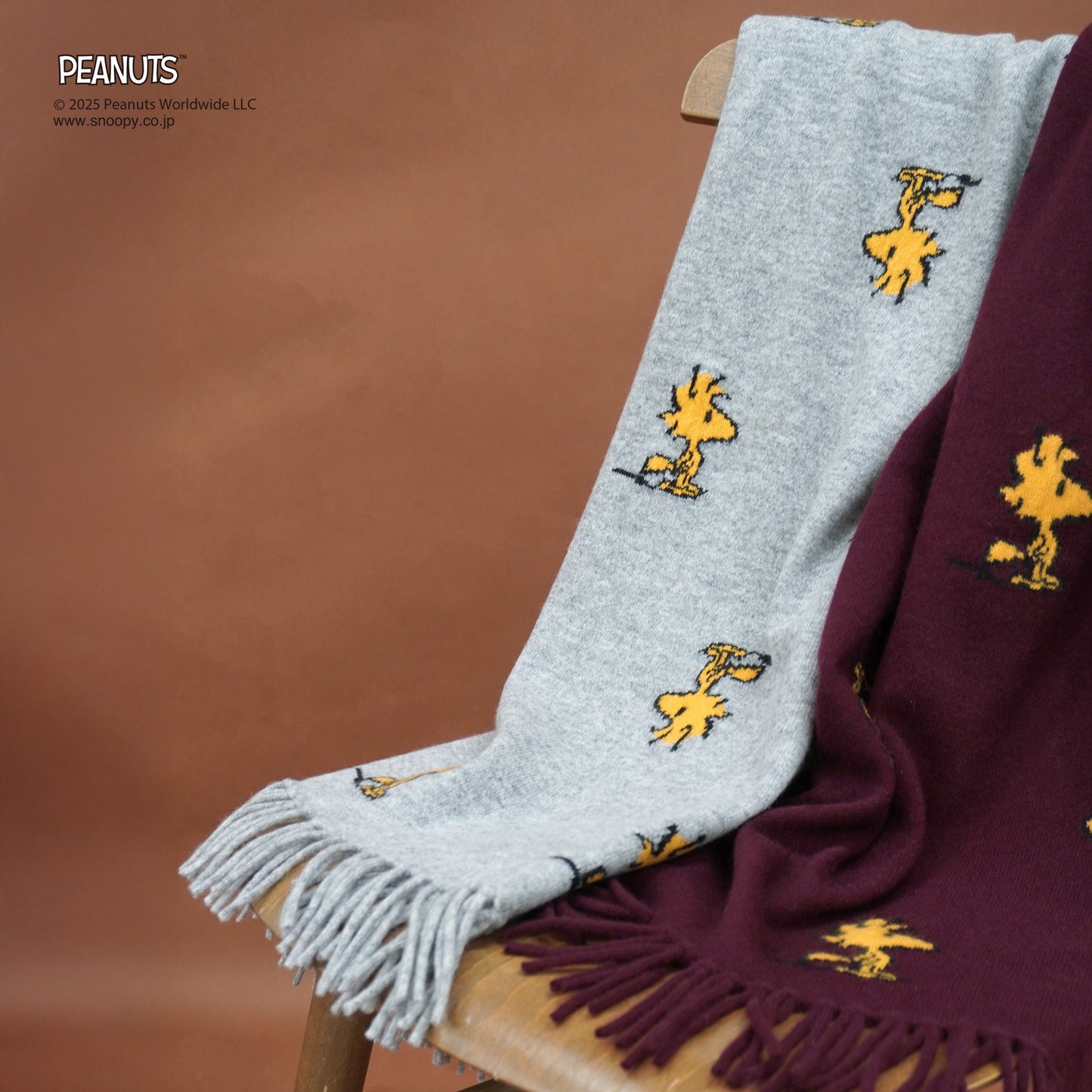 【PEANUTS × CASHYAGE】WOODSTOCKストール