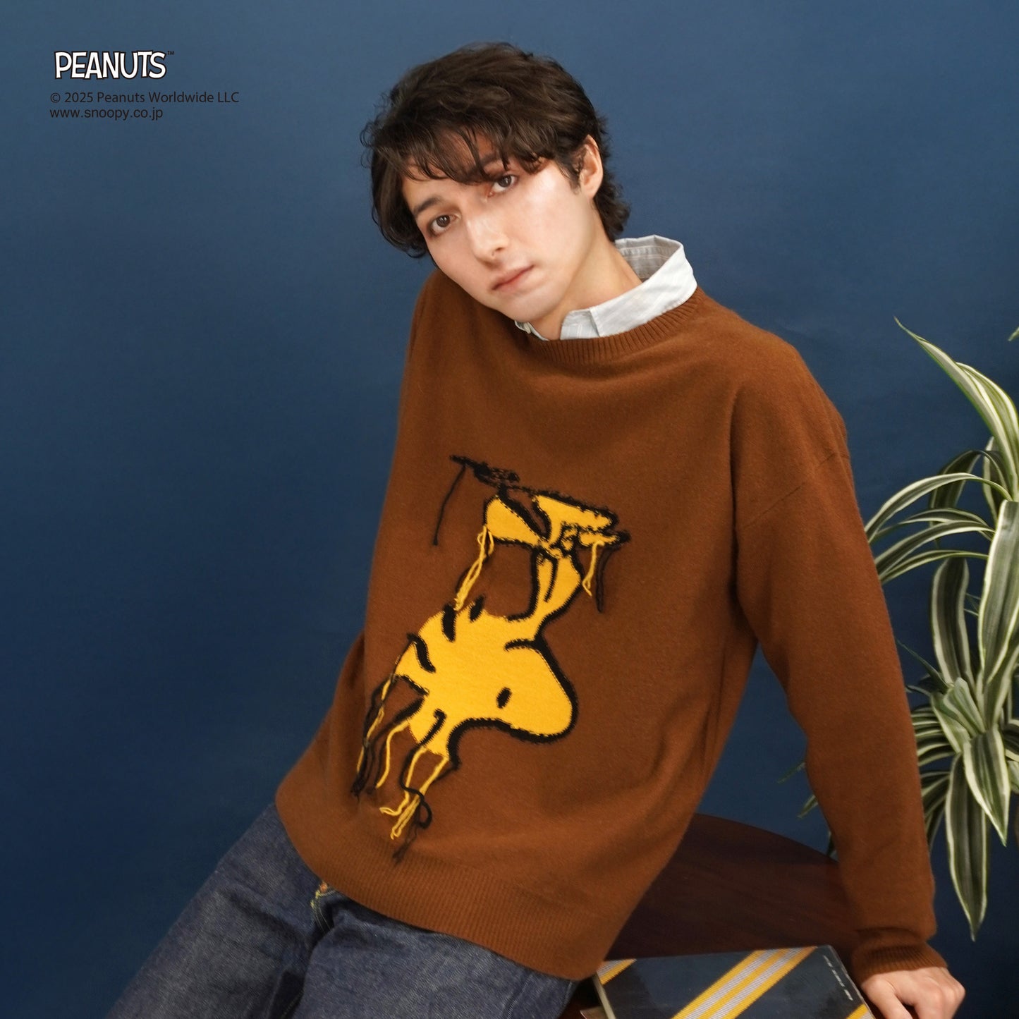 【PEANUTS × CASHYAGE】WOODSTOCKセーター