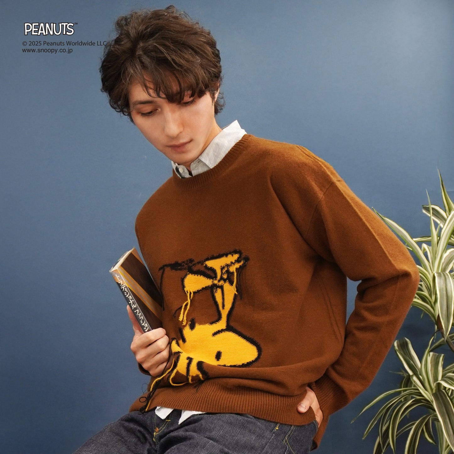 【PEANUTS × CASHYAGE】WOODSTOCKセーター
