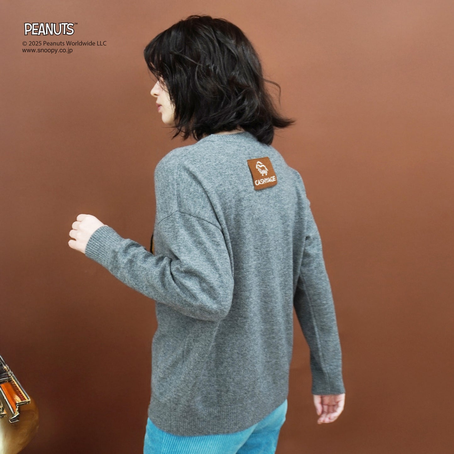 【PEANUTS × CASHYAGE】WOODSTOCKセーター