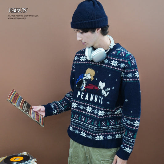 【PEANUTS × CASHYAGE】ピアノセーター
