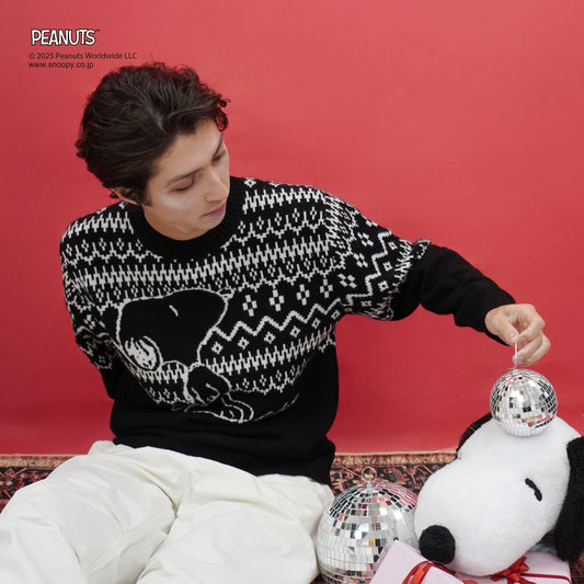 【PEANUTS × CASHYAGE】ノルディックセーター