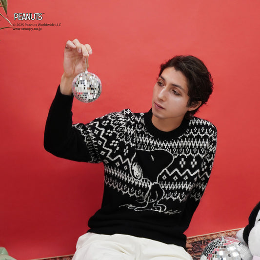 【PEANUTS × CASHYAGE】ノルディックセーター
