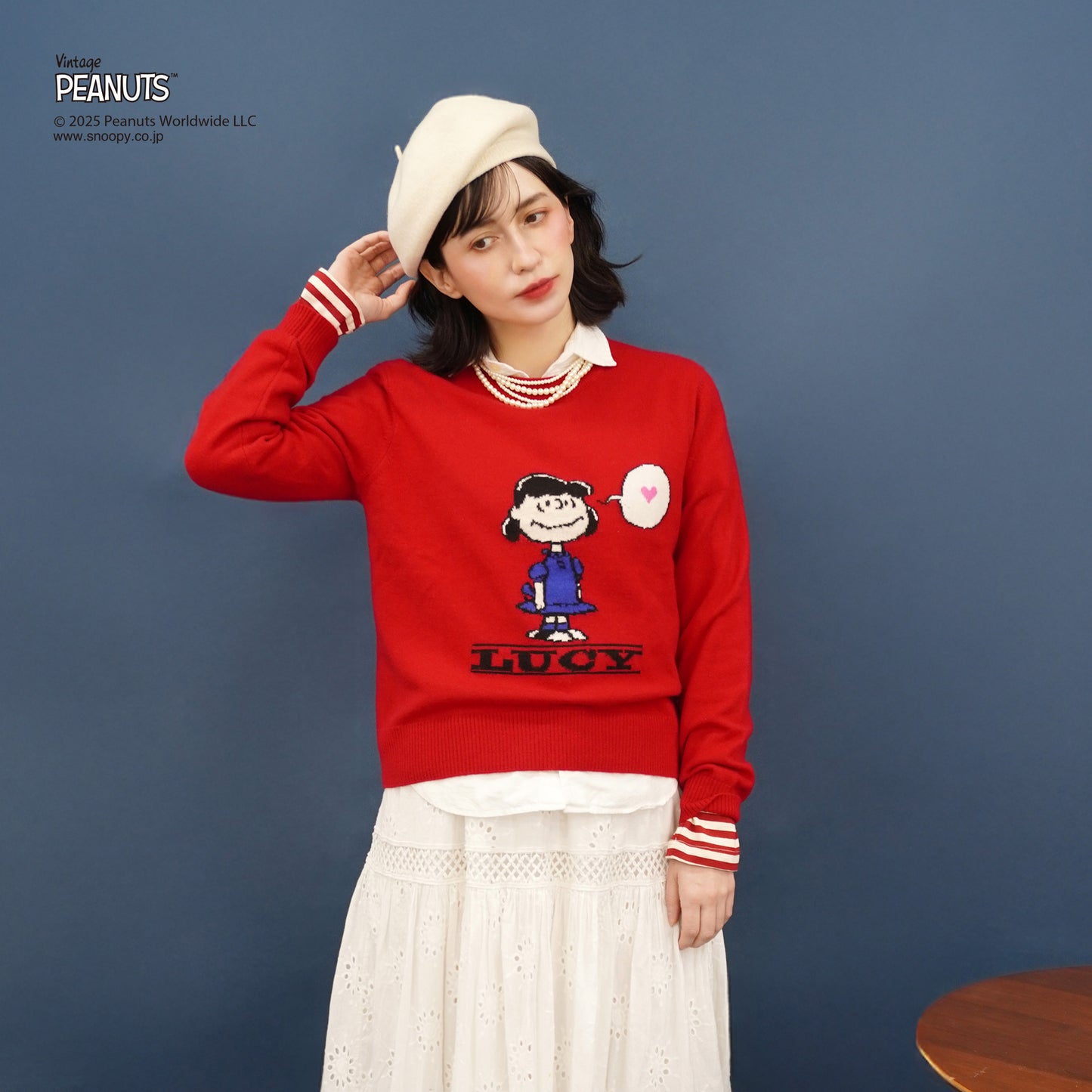 【PEANUTS × CASHYAGE】LUCYセーター