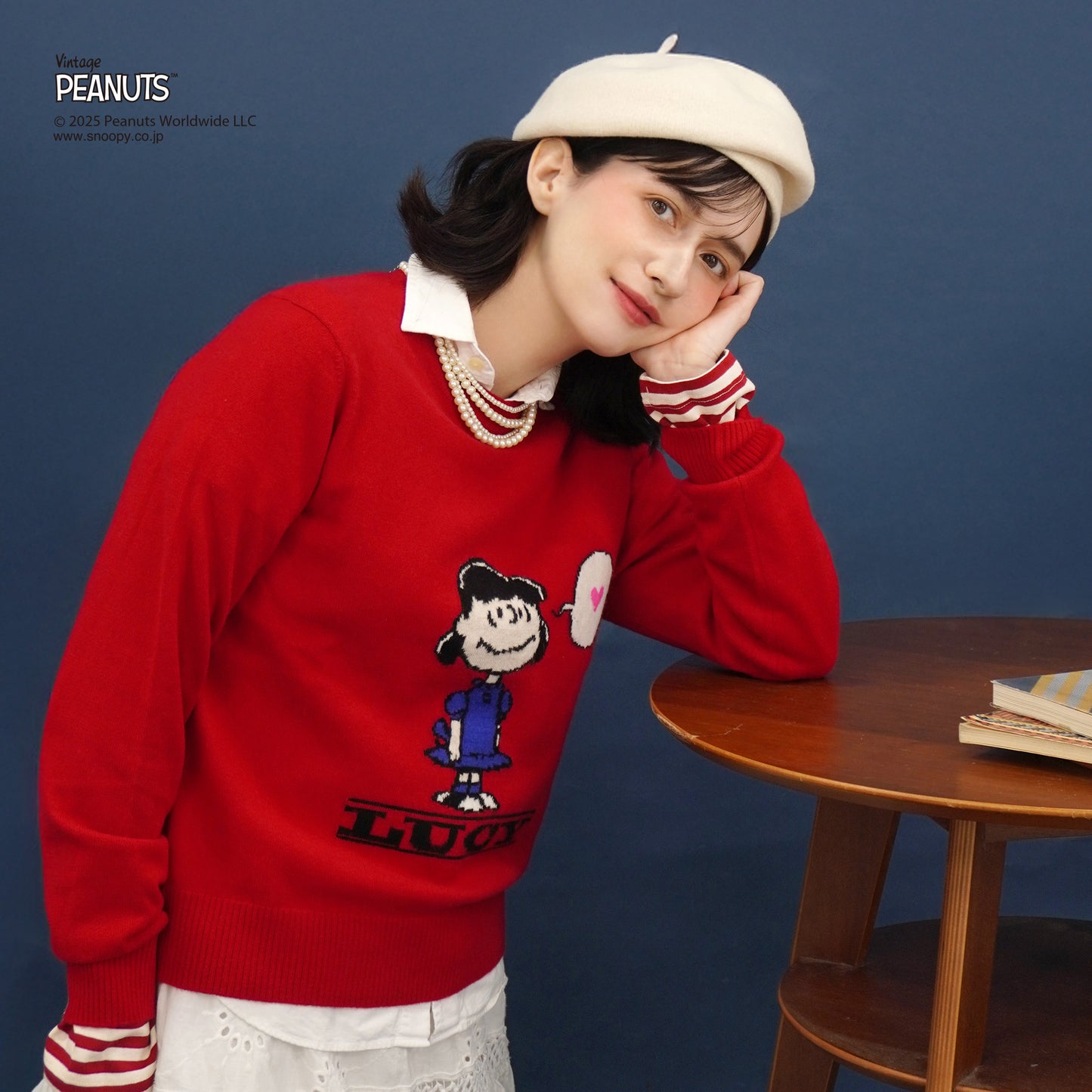 【PEANUTS × CASHYAGE】LUCYセーター