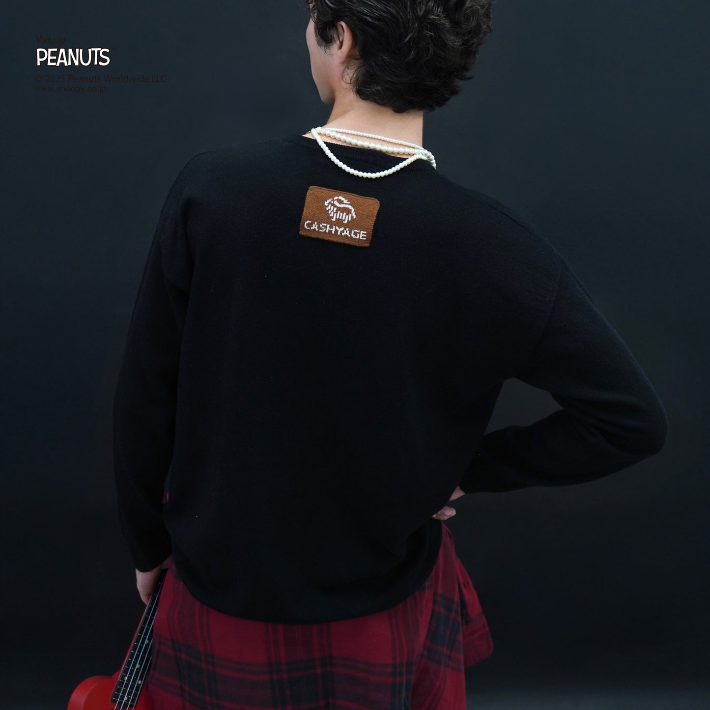 【PEANUTS × CASHYAGE】ROCKNROLLセーター