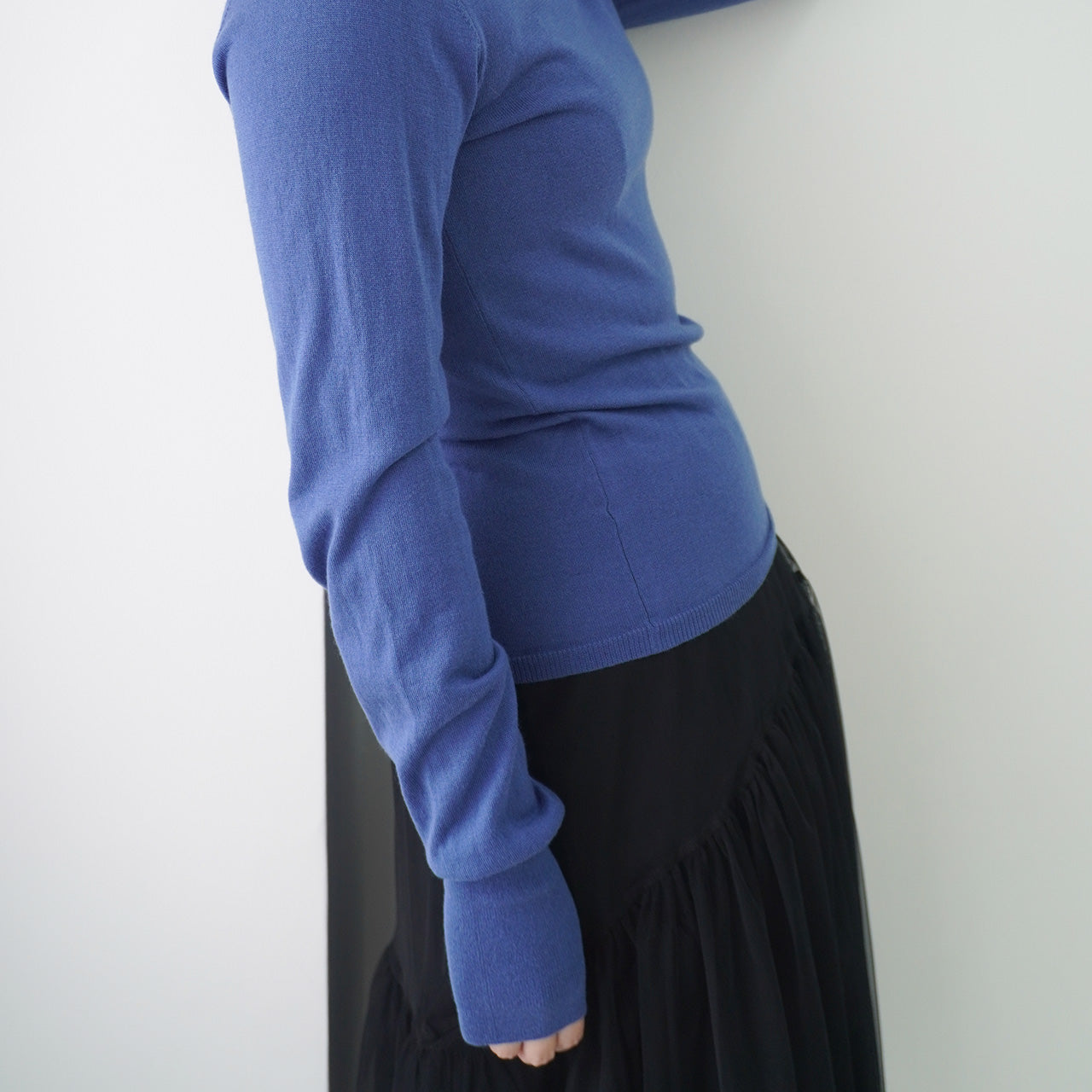 Silk Cashmere Turtle Neck