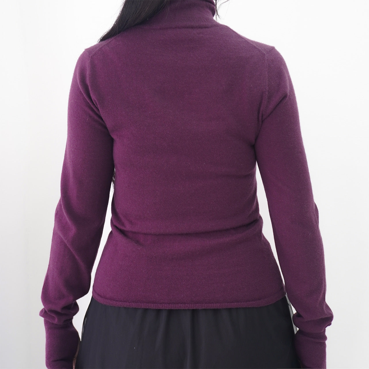 Silk Cashmere Turtle Neck