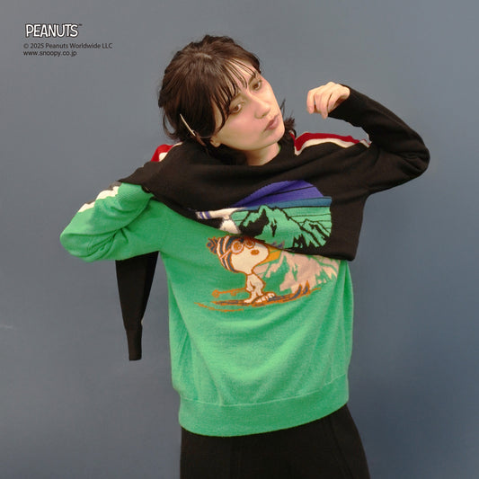 【PEANUTS × CASHYAGE】クラシックセーター