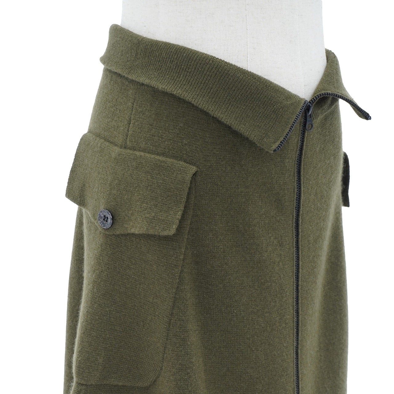 Cashmere Cargo Skirt