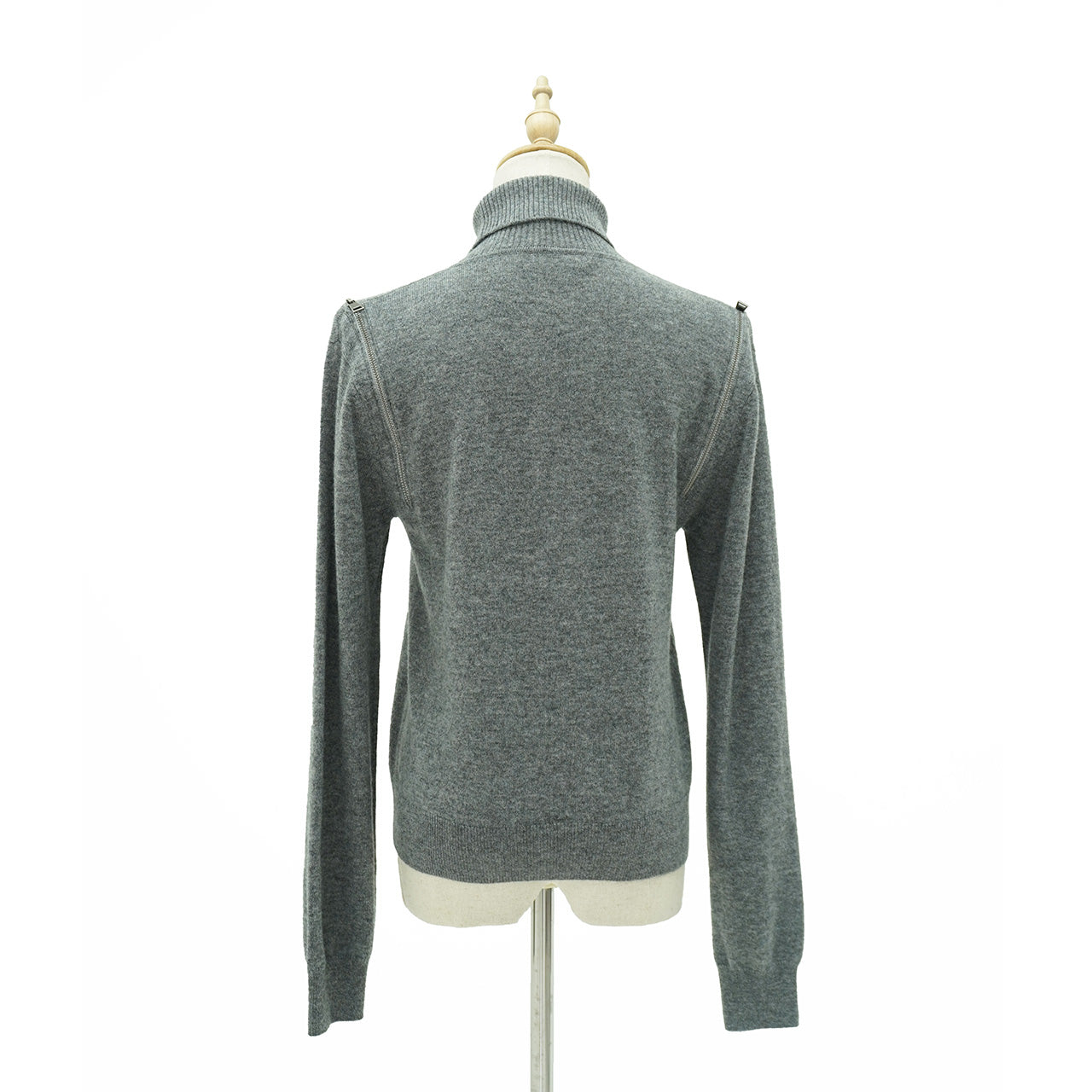 Cashmere Shoulder-zip Sweater