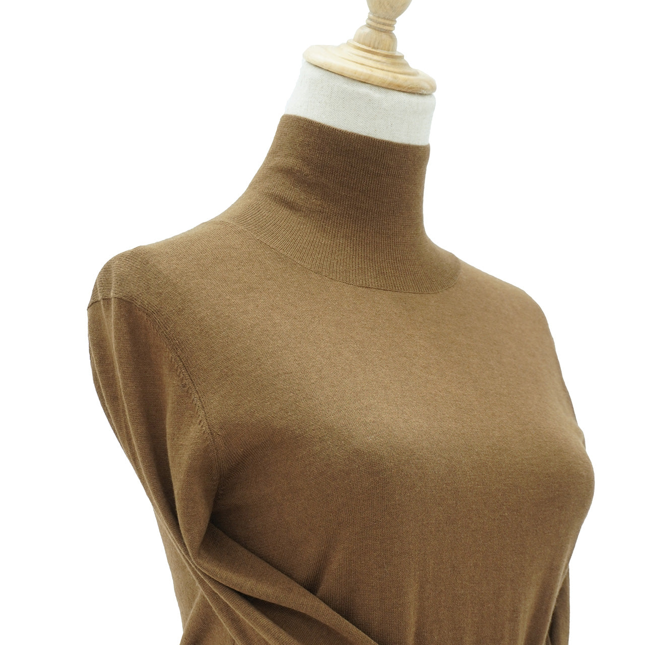 Silk Cashmere Turtle Neck