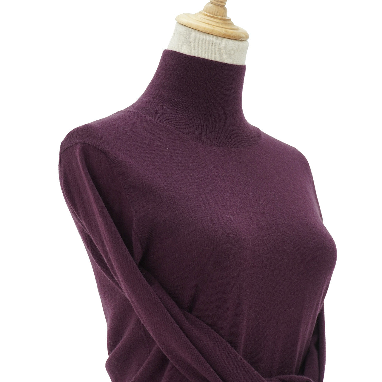 Silk Cashmere Turtle Neck