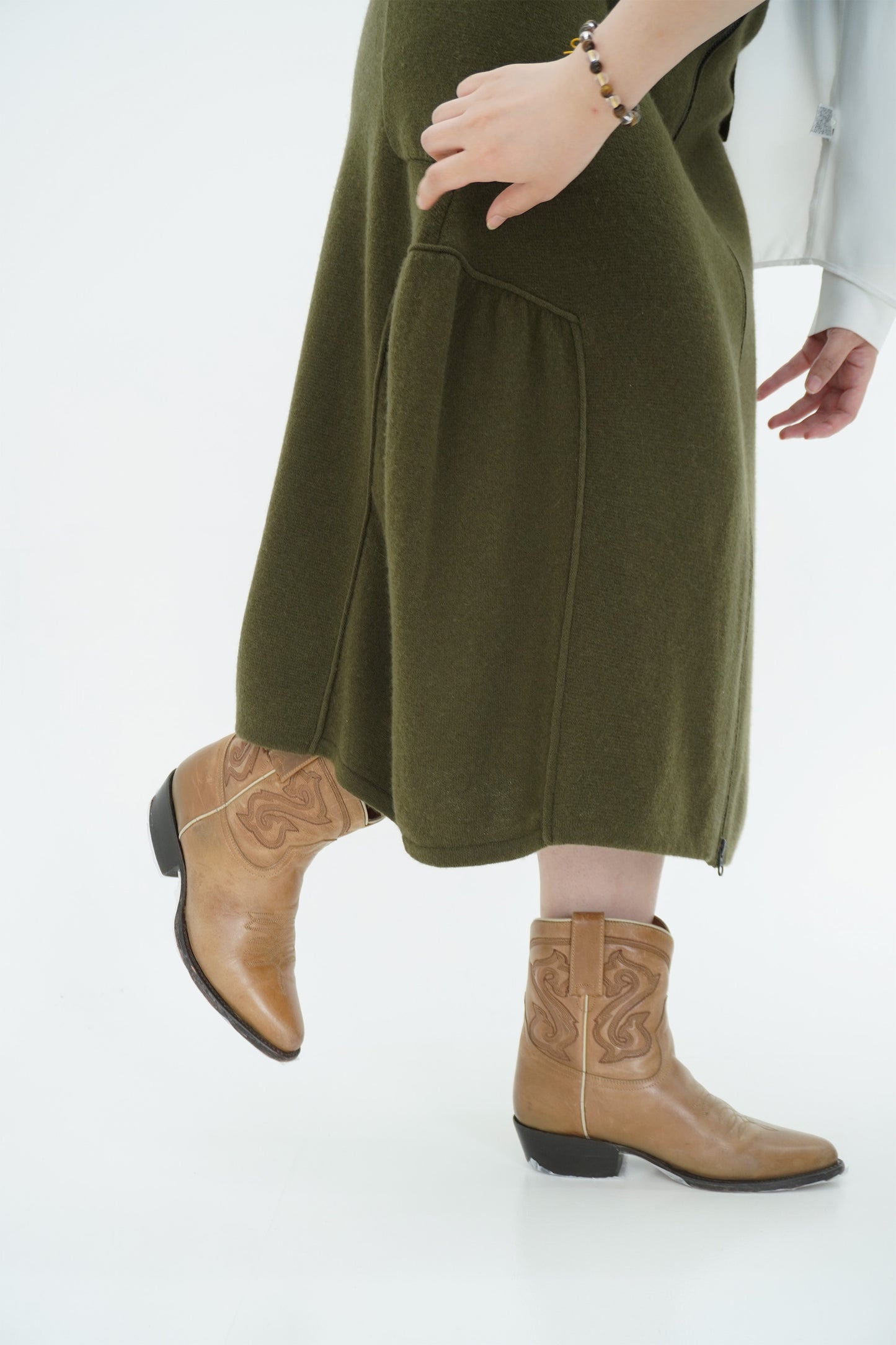 Cashmere Cargo Skirt