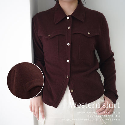 Cashmere Western Shirt