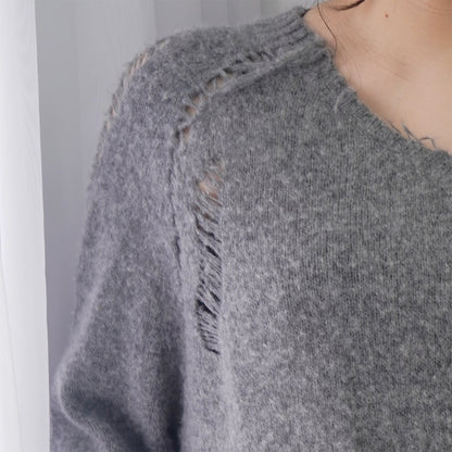 Cashmere Damage sweater