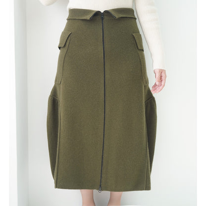 Cashmere Cargo Skirt