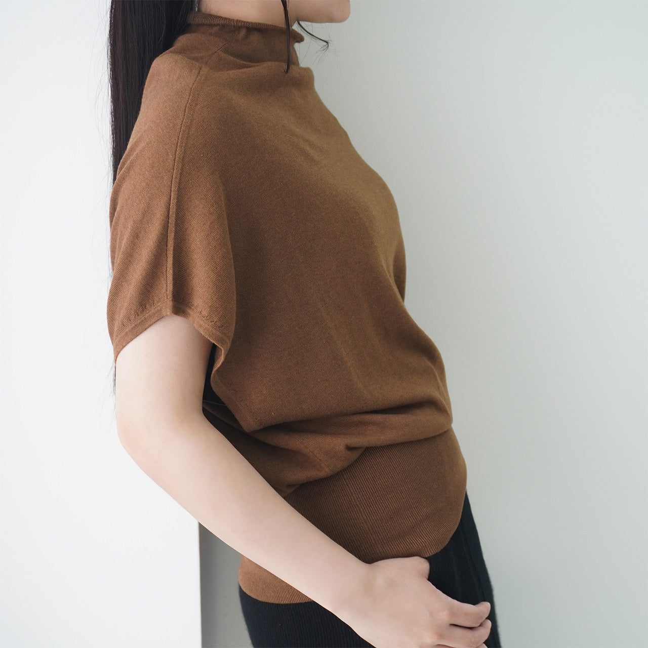 Silk Cashmere Dolman Sleeve