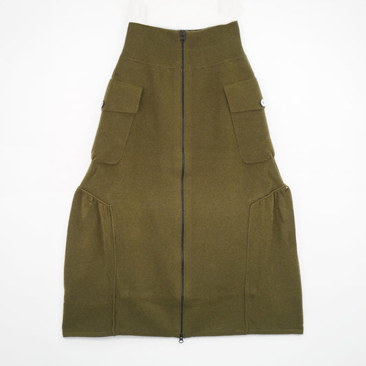 Cashmere Cargo Skirt
