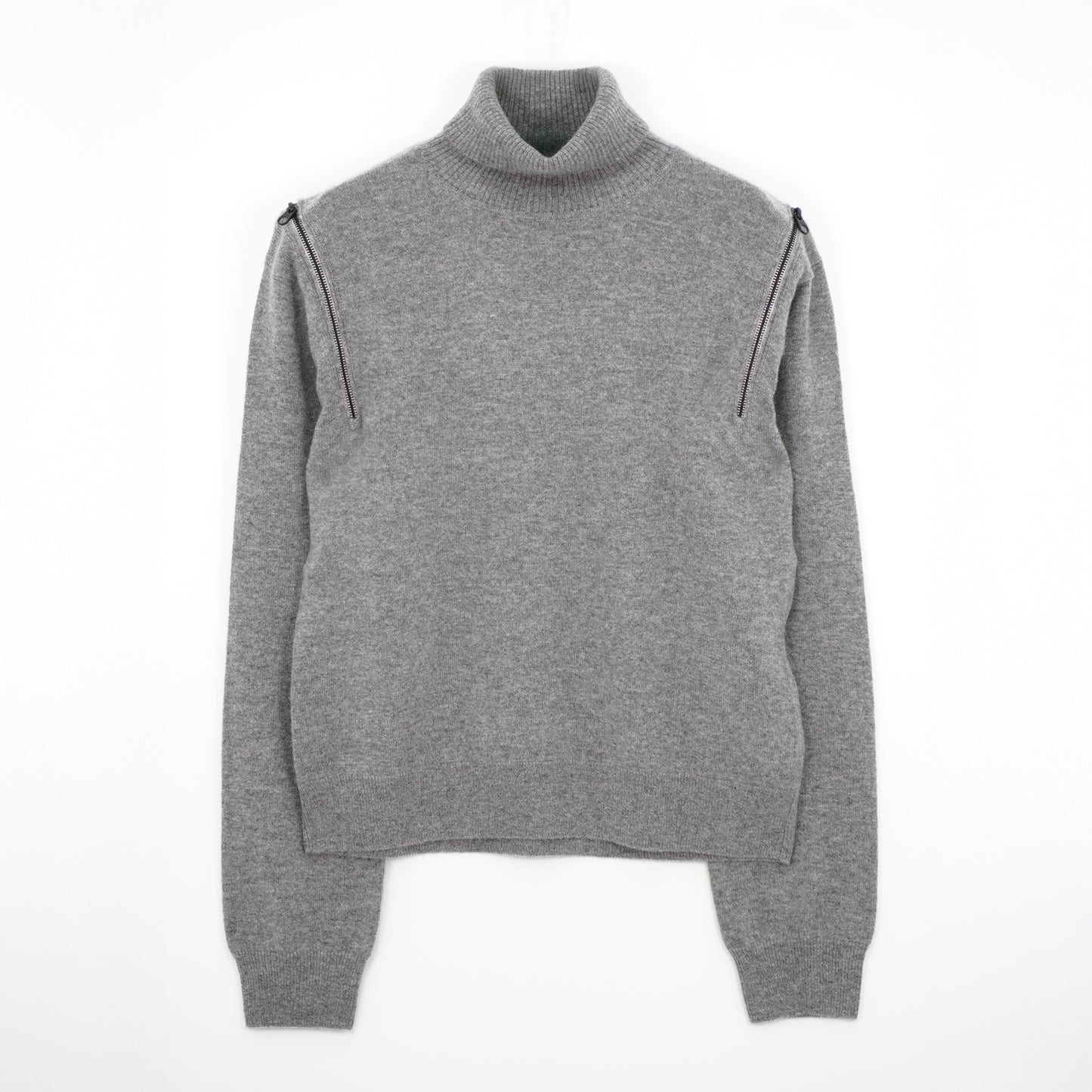 Cashmere Shoulder-zip Sweater