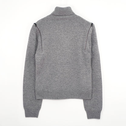 Cashmere Shoulder-zip Sweater
