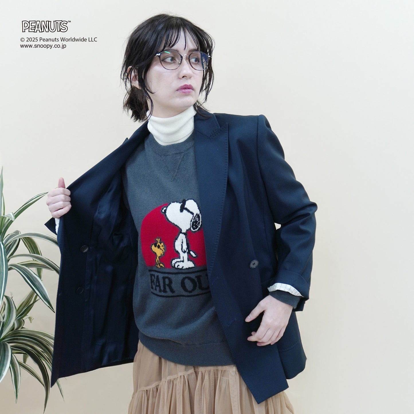 【PEANUTS × CASHYAGE】FAROUTセーター