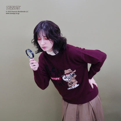 【PEANUTS × CASHYAGE】SECRET AGENTセーター