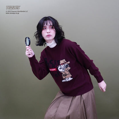 【PEANUTS × CASHYAGE】SECRET AGENTセーター