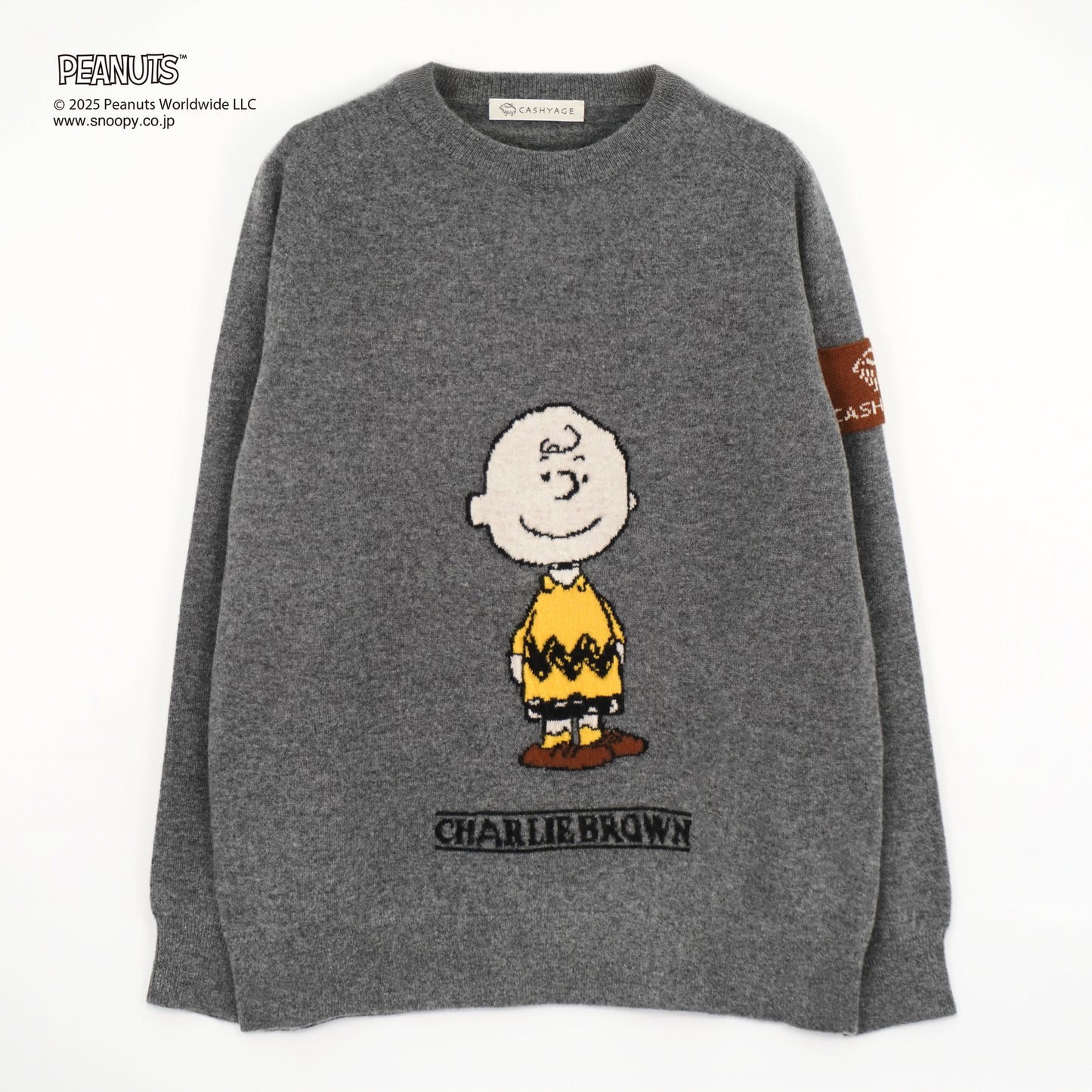 【PEANUTS × CASHYAGE】CHARLLE BROWNセーター