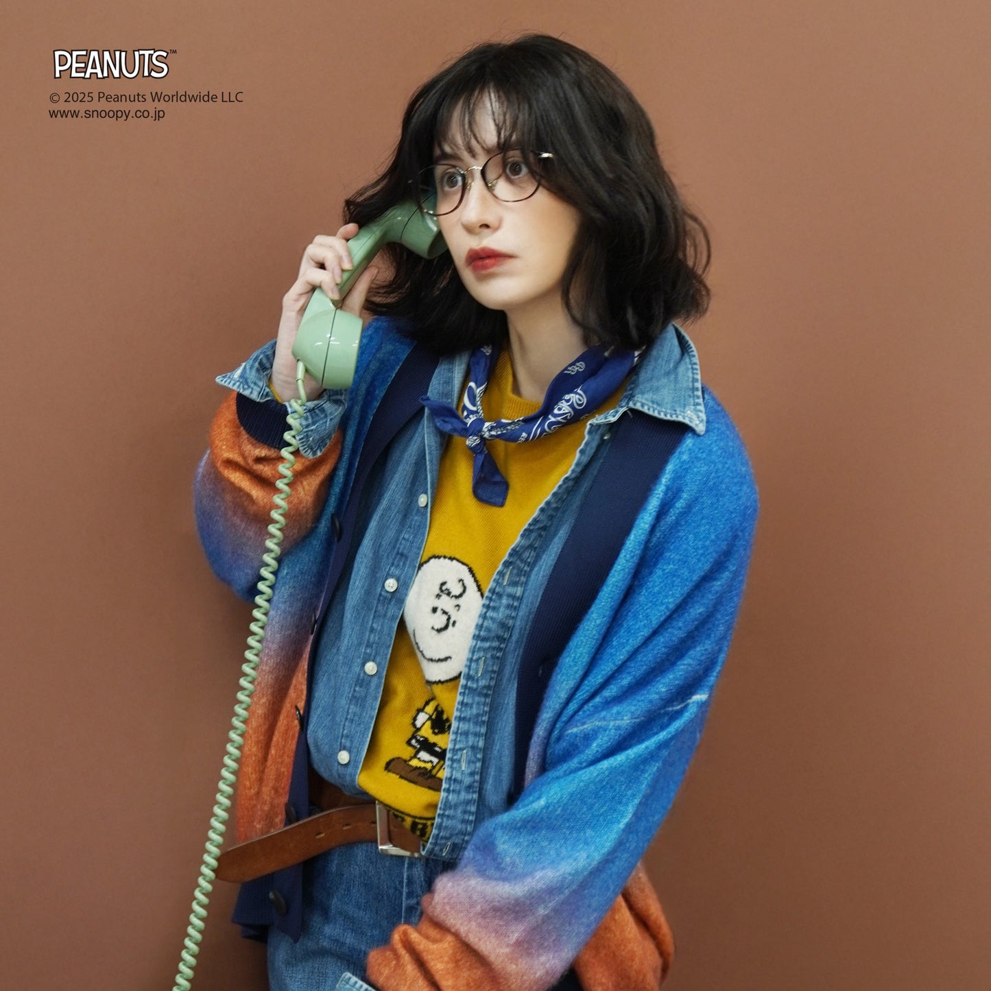 【PEANUTS × CASHYAGE】CHARLLE BROWNセーター