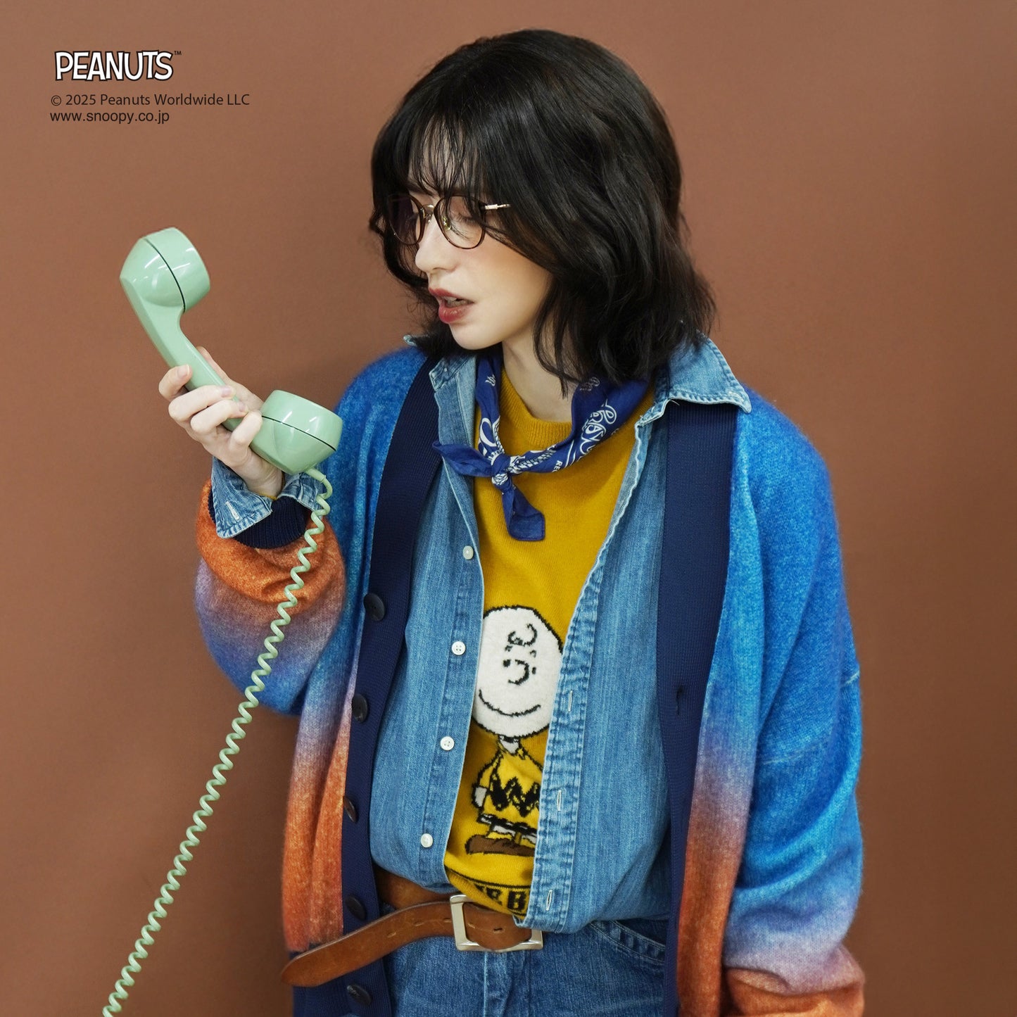 【PEANUTS × CASHYAGE】CHARLLE BROWNセーター