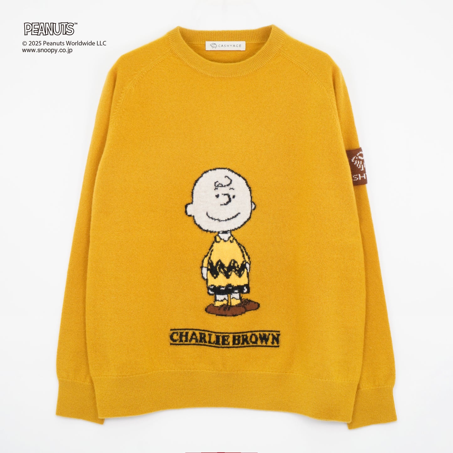 【PEANUTS × CASHYAGE】CHARLLE BROWNセーター