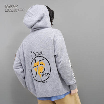 【PEANUTS × CASHYAGE】75周年ニットパーカー