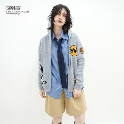 【PEANUTS × CASHYAGE】75周年ニットパーカー