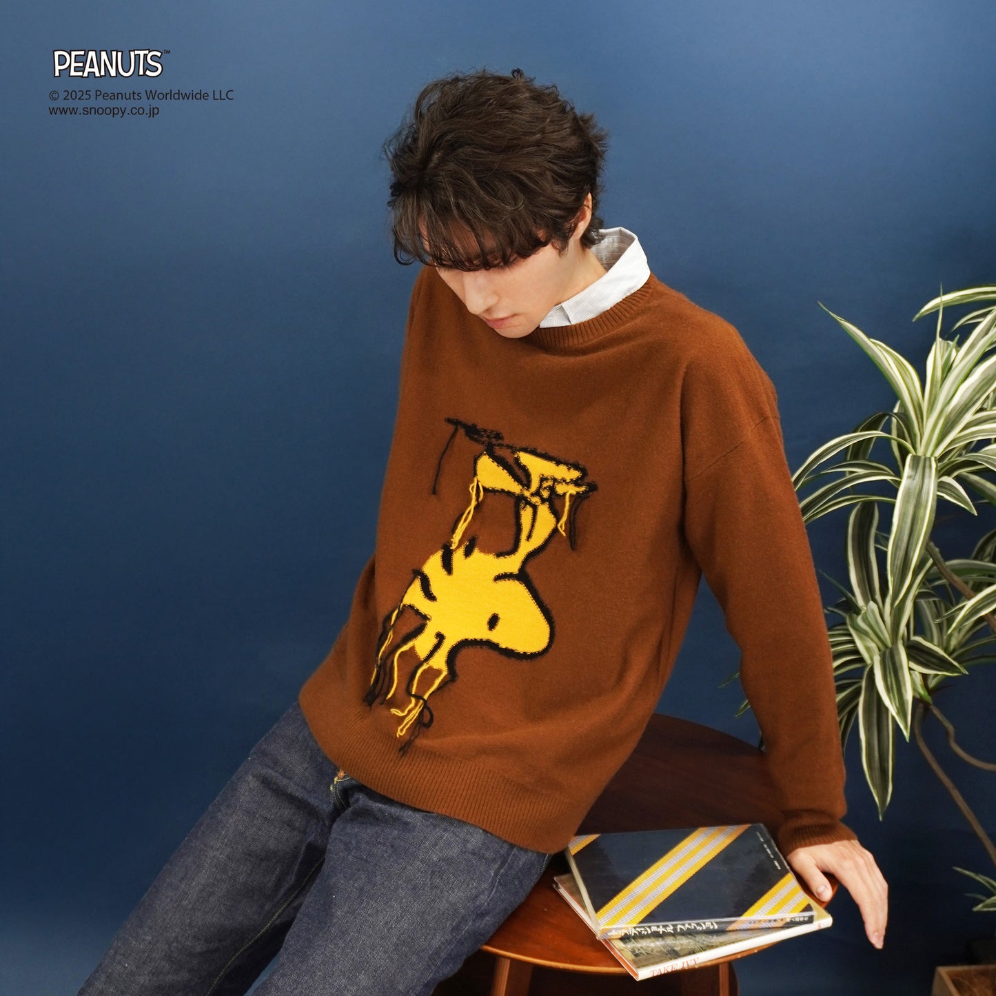 【PEANUTS × CASHYAGE】WOODSTOCKセーター