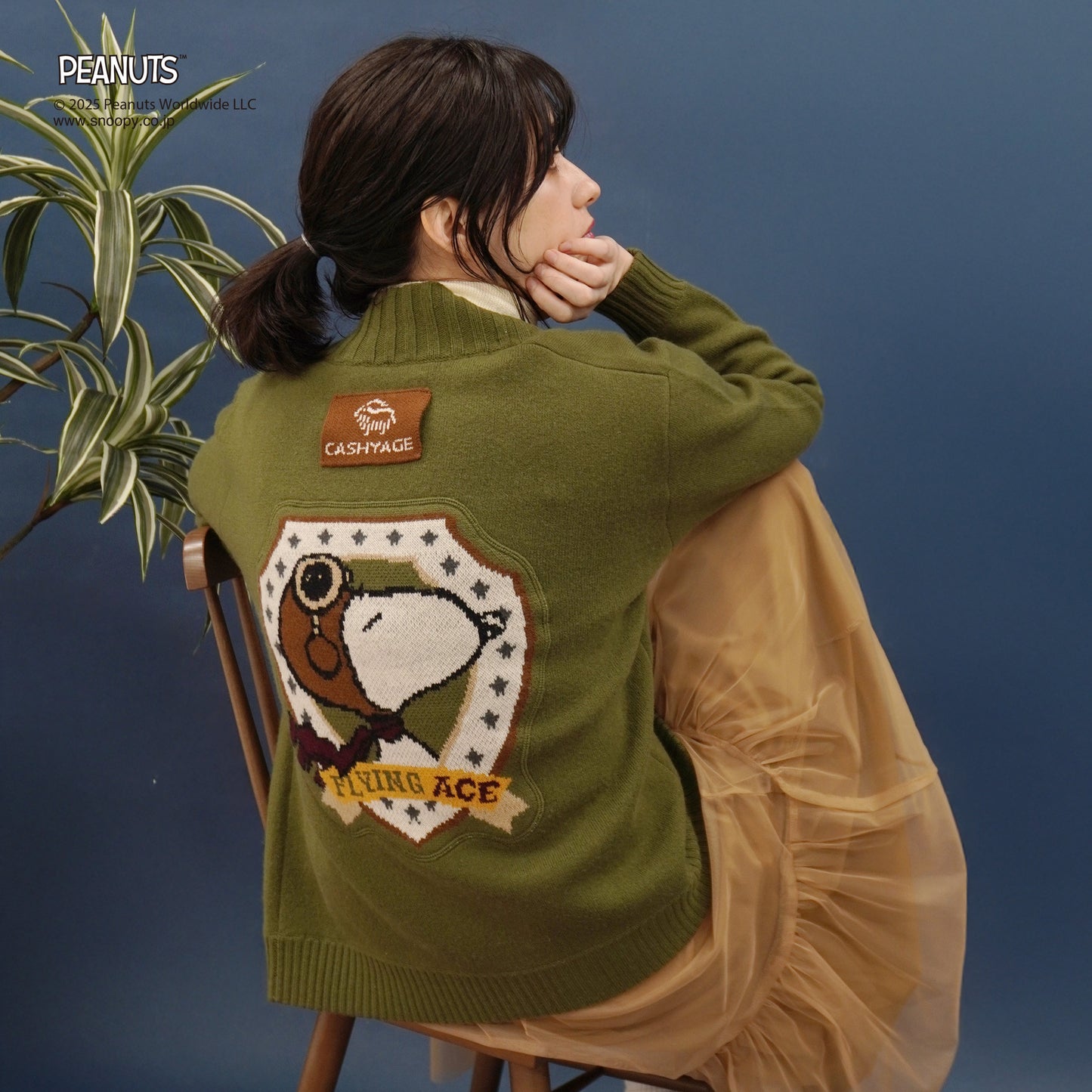 【PEANUTS × CASHYAGE】TOPDOGセーター