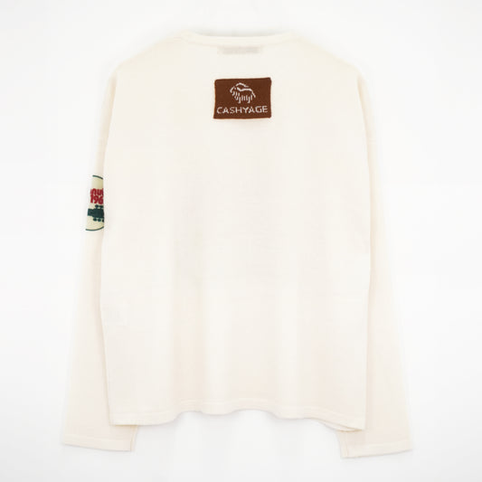 【PEANUTS × CASHYAGE】虹プリントセーター