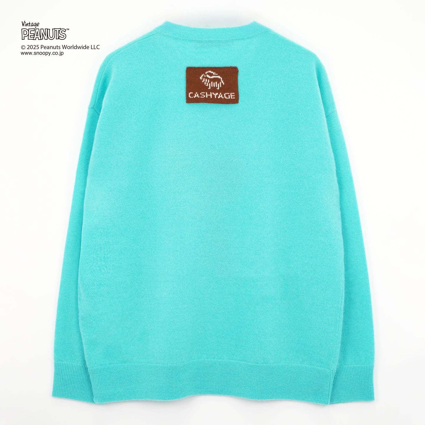 【PEANUTS × CASHYAGE】サングラススヌーピーセーター
