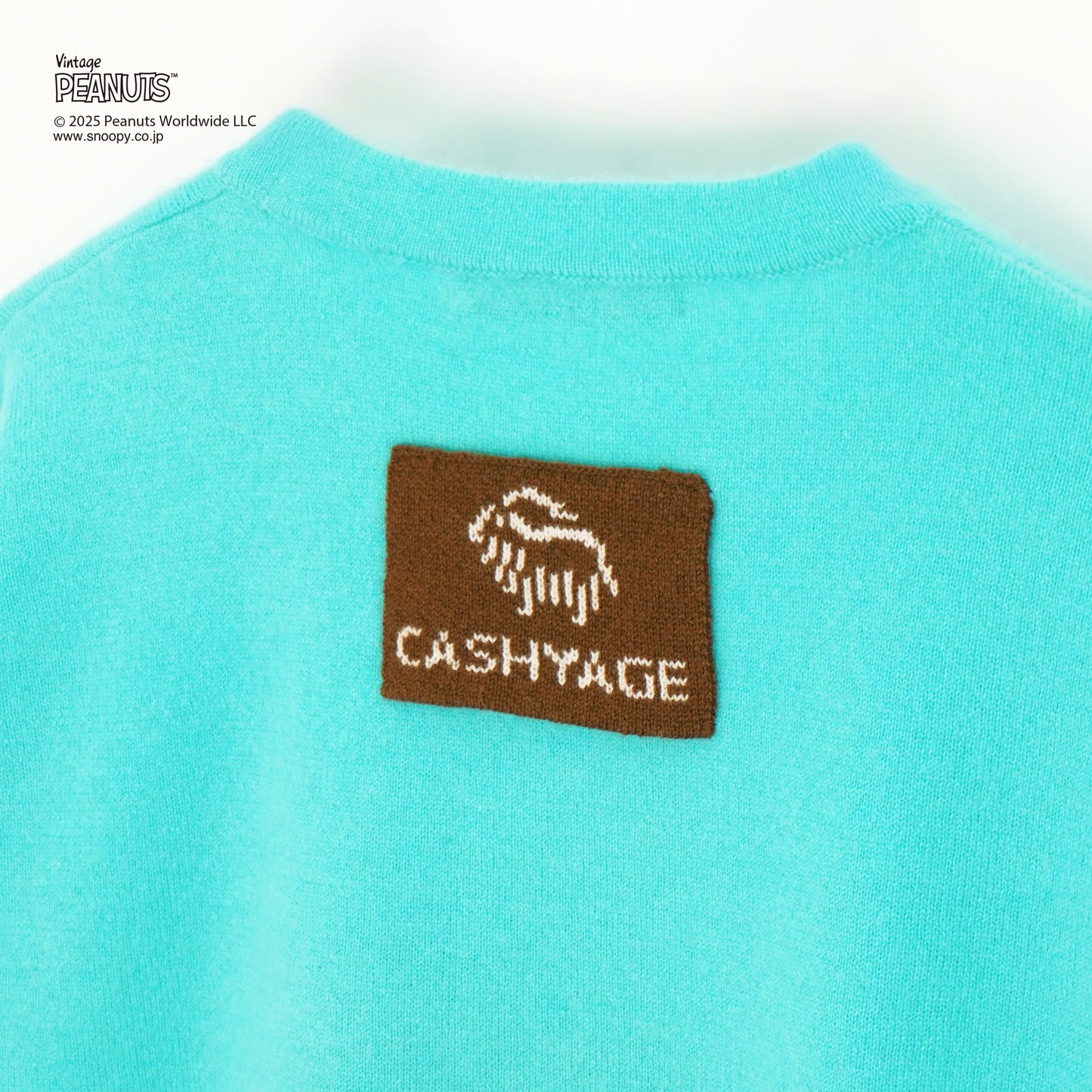 【PEANUTS × CASHYAGE】サングラススヌーピーセーター