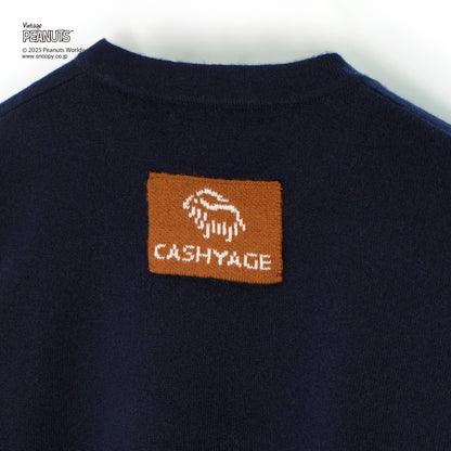 【PEANUTS × CASHYAGE】サングラススヌーピーセーター