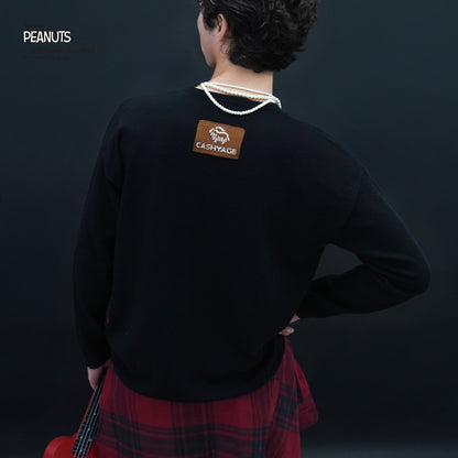 【PEANUTS × CASHYAGE】ROCKNROLLセーター